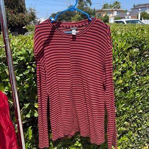 Red Striped Long Sleeve